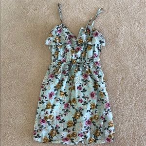 Flower print dress